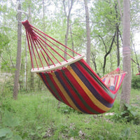 250*150cm 2 People Outdoor Canvas Camping Hammock - Golonzo -                                                                             