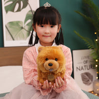 25CM Stuffed Simulation Cute Dogs Chow Chow Plush Toys - Golonzo -                                                                             