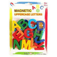 26pcs Magnetic Learning Alphabet Letters Plastic Refrigerator Stickers - Golonzo -                                                                             