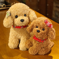 1pc 22/28cm Lovely Curly Hair Teddy Dog Stuff Animal - Golonzo -                                                                             