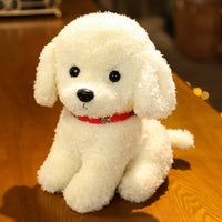 1pc 22/28cm Lovely Curly Hair Teddy Dog Stuff Animal - Golonzo -                                                                             