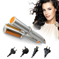 2 In 1 Hair Curler Straightener - Hair Styling Tool - Golonzo -                                                                             