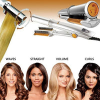 2 In 1 Hair Curler Straightener - Hair Styling Tool - Golonzo -                                                                             