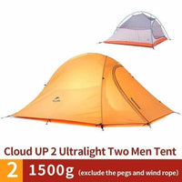 2 Person Ultralight Tent - 20D Silicone Tent Double-layer Camping Tent - Golonzo -                                                                             