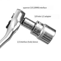 1/4" 3/8" 1/2" Ratchet Wrench Adapter Chrome Vanadium Steel Sleeve - Golonzo -                                                                             