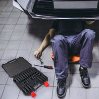 20pcs 1/2" Universal Drive Metric Impact Socket Set - Golonzo -                                                                             