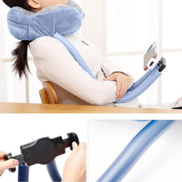 2 in 1 U Shaped Neck Pillow With Gooseneck Tablet Phone Holder - Golonzo -                                                                             