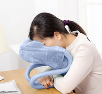 2 in 1 U Shaped Neck Pillow With Gooseneck Tablet Phone Holder - Golonzo -                                                                             