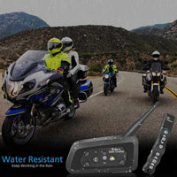 2 pcs A4BT Bluetooth Motorcycle Helmet Intercom Headset with Remote Controller for 4 Riders - Golonzo -                                                                             