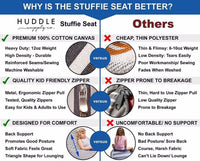 2in1 Stuffed Animal Doll Plush Toys Storage Bag - Texile Blanket Organizer - Golonzo -                                                                             