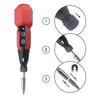 3.6V Screwdriver Set Electric 280RPM Mmulti function USB Charging - Golonzo -                                                                             