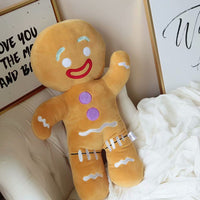 30-60cm Cartoon Cute Gingerbread Man Plush Toys - Golonzo -                                                                             