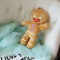 30-60cm Cartoon Cute Gingerbread Man Plush Toys - Golonzo -                                                                             