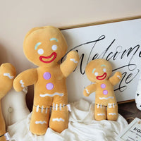 30-60cm Cartoon Cute Gingerbread Man Plush Toys - Golonzo -                                                                             