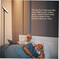 30W Sky LED Torchiere Super Bright Floor Lamp with Programmable Timer - Golonzo -                                                                             