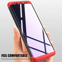 360 Degree Full Cover Case For Samsung Galaxy S9 S8 Plus - Shockproof Cover Hard Protective Case - Golonzo -                                                                             