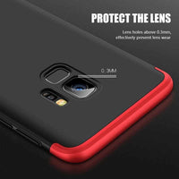 360 Degree Full Cover Case For Samsung Galaxy S9 S8 Plus - Shockproof Cover Hard Protective Case - Golonzo -                                                                             