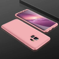 360 Degree Full Cover Case For Samsung Galaxy S9 S8 Plus - Shockproof Cover Hard Protective Case - Golonzo -                                                                             