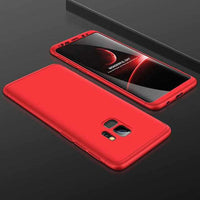 360 Degree Full Cover Case For Samsung Galaxy S9 S8 Plus - Shockproof Cover Hard Protective Case - Golonzo -                                                                             