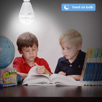 360 Degree LED Light Bulb Camera - Wireless Panoramic Home Security WiFi CCTV Fisheye - Golonzo -                                                                             