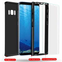 360 Full Cover Shockproof Phone Case For Samsung Galaxy S9 S8 Plus - Hard Protective Cover For Samsung S6 S7 Edge Note 8 - Golonzo -                                                                             