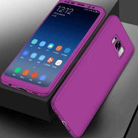 360 Full Cover Shockproof Phone Case For Samsung Galaxy S9 S8 Plus - Hard Protective Cover For Samsung S6 S7 Edge Note 8 - Golonzo -                                                                             