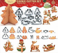 3D CHRISTMAS Scenario Cookie Cutter Set - Golonzo -                                                                             