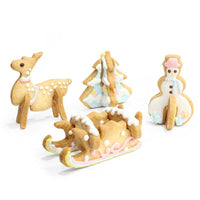 3D CHRISTMAS Scenario Cookie Cutter Set - Golonzo -                                                                             