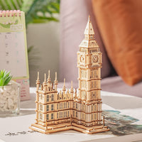 3D Famous Building DIY Wooden Puzzles - Golonzo -                                                                             