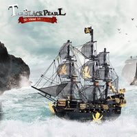 3D Metal Puzzle - Black Pearl Model Building Kits - Golonzo -                                                                             