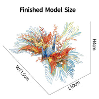 3D Metal Puzzle - One Thousand Origami Cranes - Golonzo -                                                                             