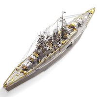 3D Metal Puzzle Model - Nagato Class Battleship Jigsaw - Golonzo -                                                                             