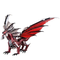 3D Metal Puzzle The Black Dragon DIY Model Kits - Golonzo -                                                                             