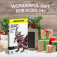 3D Metal Puzzle The Black Dragon DIY Model Kits - Golonzo -                                                                             