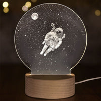 3D Moon Night Table Lamp Abajur LED luminaria - Golonzo -                                                                             