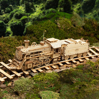 3D Puzzle - Movable Steam Train,Car,Jeep Assembly Toy - Golonzo -                                                                             