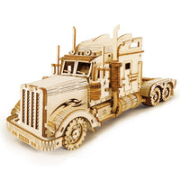 3D Puzzle - Movable Steam Train,Car,Jeep Assembly Toy - Golonzo -                                                                             