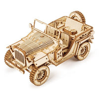 3D Puzzle - Movable Steam Train,Car,Jeep Assembly Toy - Golonzo -                                                                             