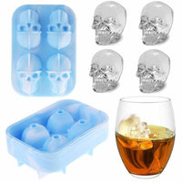 3D Skull Ice Cube Mold - Golonzo -                                                                             