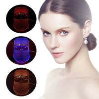 3 Colors LED Light Therapy Facial Mask - Golonzo -                                                                             