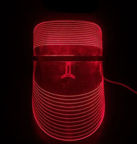 3 Colors LED Light Therapy Facial Mask - Golonzo -                                                                             
