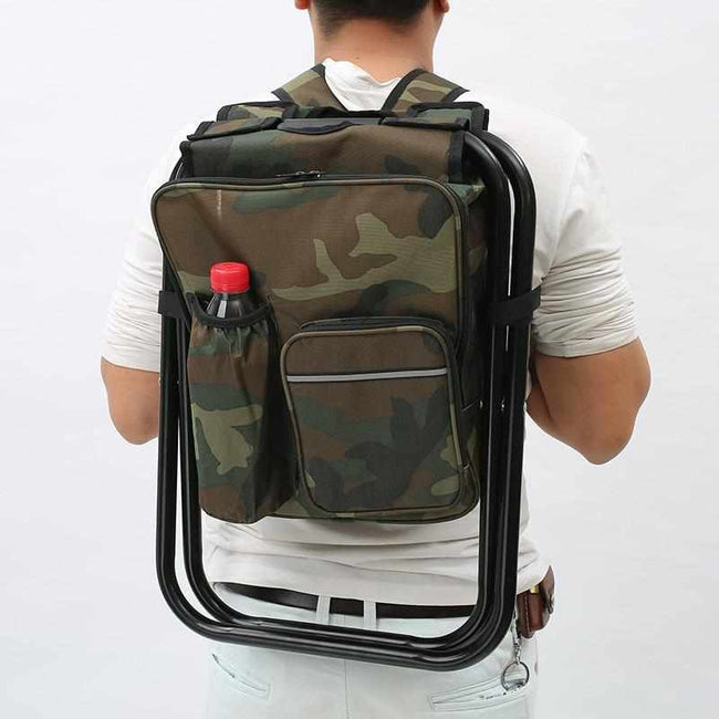 3 In 1 Outdoor Portable Cooler Bag Chair - Golonzo -                                                                             