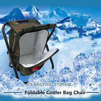 3 In 1 Outdoor Portable Cooler Bag Chair - Golonzo -                                                                             