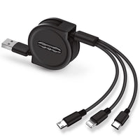 3 In 1 USB Charge Cable for iPhone and Android - Golonzo -                                                                             