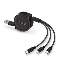 3 In 1 USB Charge Cable for iPhone and Android - Golonzo -                                                                             
