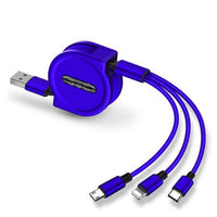 3 In 1 USB Charge Cable for iPhone and Android - Golonzo -                                                                             