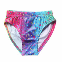 3 Pcs Girls Rainbow Mermaid Tail Swimwear - Cosplay Bikini Swimming Suits - Golonzo -                                                                             