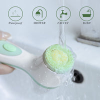 3 in 1 Electric Silicone Facial Cleansing Brush - Golonzo -                                                                             