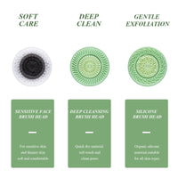 3 in 1 Electric Silicone Facial Cleansing Brush - Golonzo -                                                                             