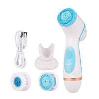 3 in 1 Electric Silicone Facial Cleansing Brush - Golonzo -                                                                             